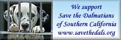 We Support Save the Dalmatians of  Southern Califonia